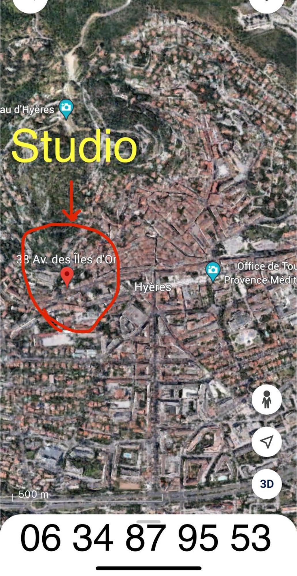 Charmant Studio Hyères Exteriér fotografie